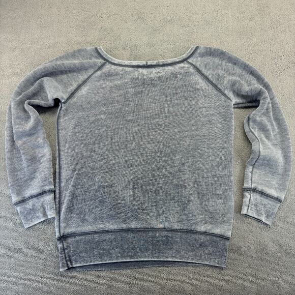 Thomas Rhett Sweatshirt Womens Large Gray Off the Shoulder Country Music - Picture 4 of 9